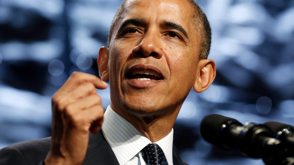 President Barack Obama speaks at an event in Washington, Oct. 31, 2013.