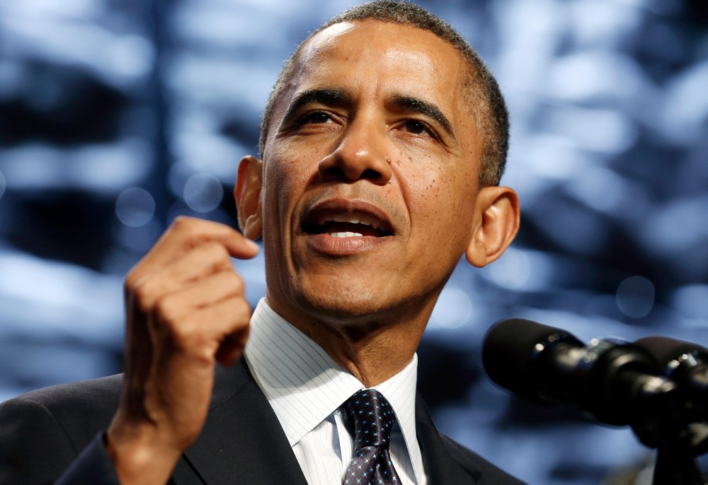 President Barack Obama speaks at an event in Washington, Oct. 31, 2013.