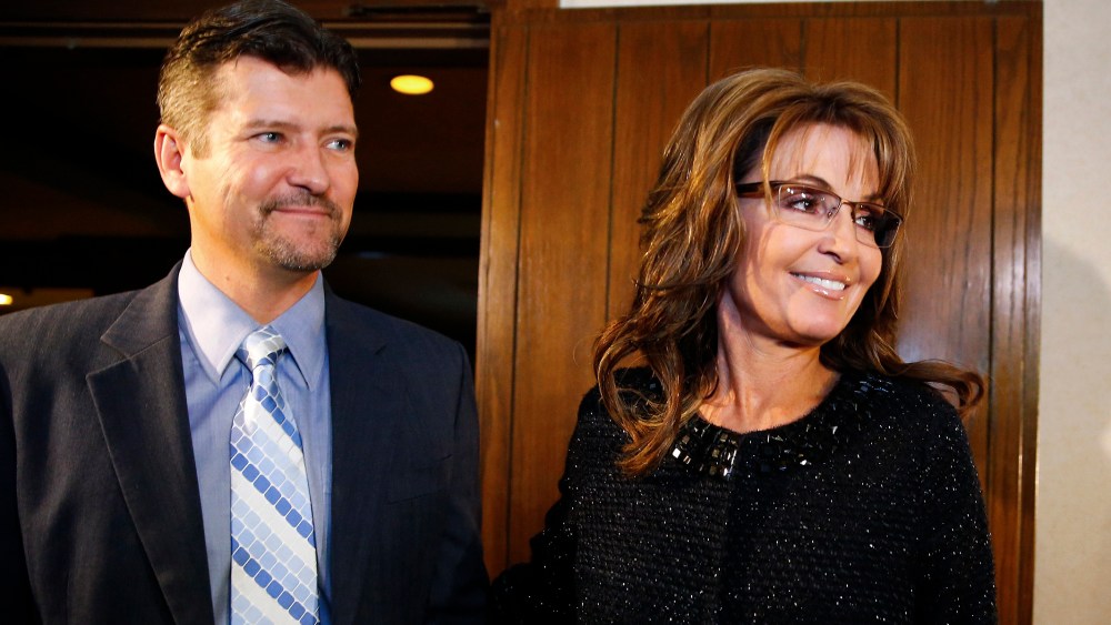 Former Republican governor of Alaska Sarah Palin and her husband Todd arrive for a celebration for evangelist Billy Graham's 95th birthday in Asheville, N.C., Nov. 7, 2013. (Photo by Chris Keane/Reuters)