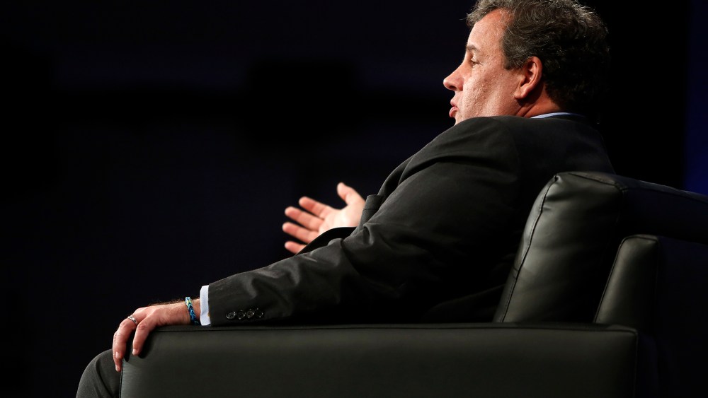New Jersey Governor Chris Christie.