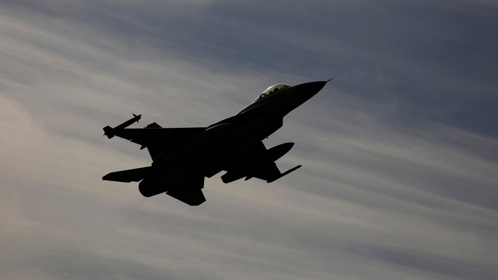 Israeli F-16 fighter jet flies during a drill in Israel. (Photo by Amir Cohen/Reuters)