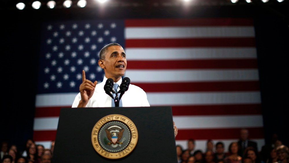 President Barack Obama participates in an event on immigration reform in San Francisco, Calif. on Nov. 25, 2013.