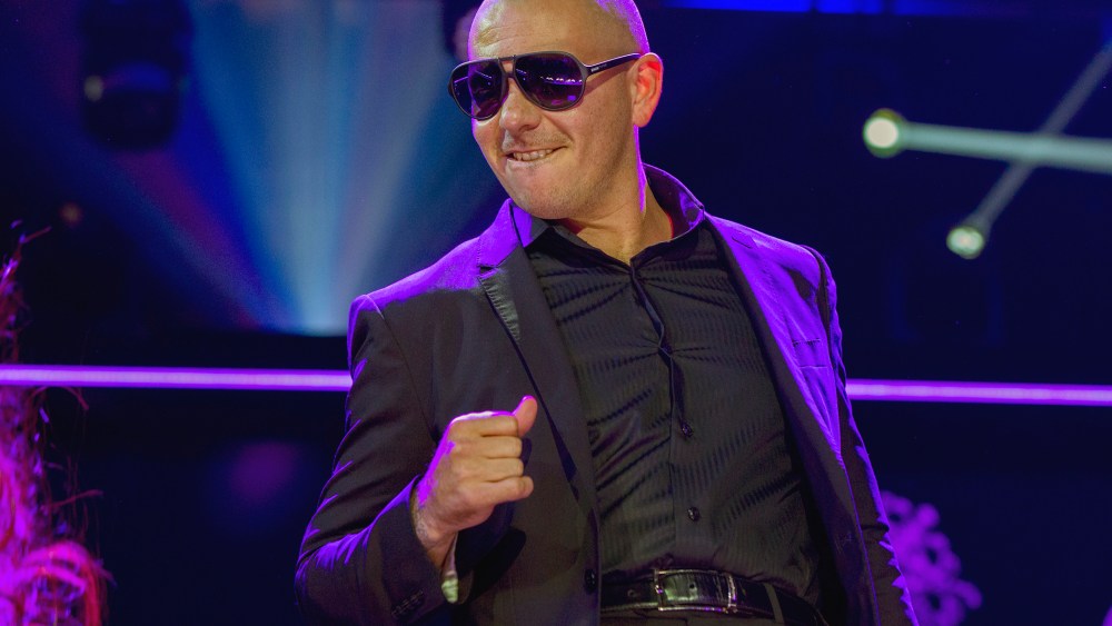 Singer Pitbull performs during the 2013 Z100 Jingle Ball in New York, Dec. 13, 2013. (Photo by Lucas Jackson/Reuters)