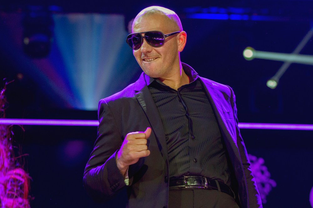 Singer Pitbull performs during the 2013 Z100 Jingle Ball in New York, Dec. 13, 2013. (Photo by Lucas Jackson/Reuters)