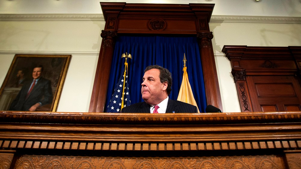New Jersey Governor Chris Christie gives a news conference, Jan. 9, 2014 in Trenton, N.J.