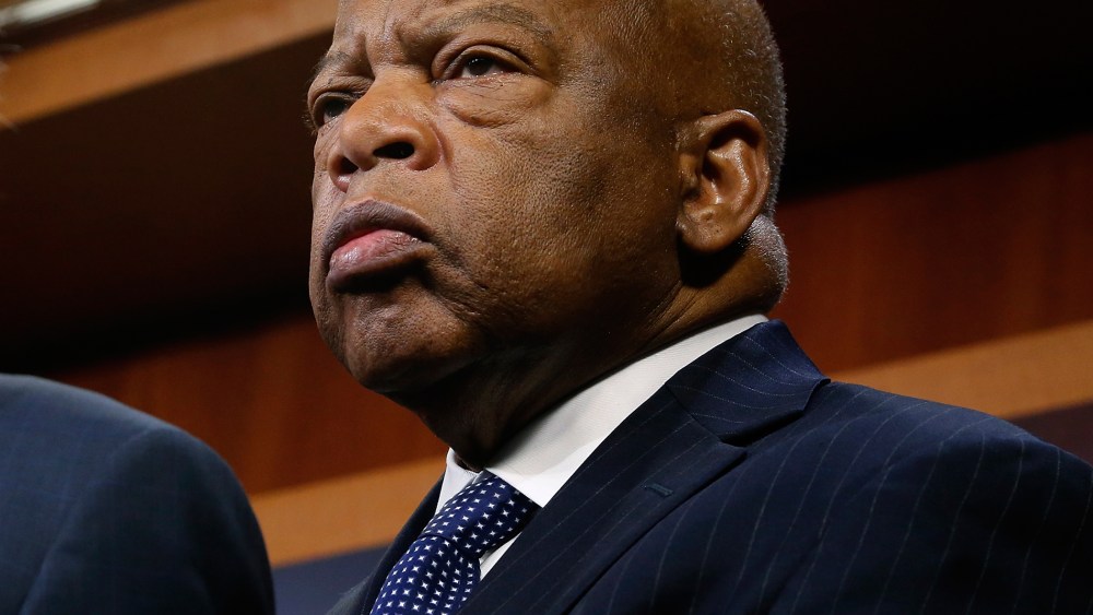 John Lewis (D-GA) speaks at the U.S. Capitol in Washington on Jan. 16, 2014.