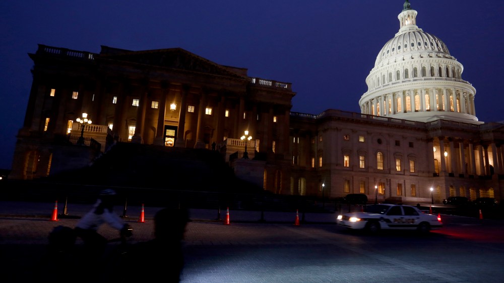 The U.S. Capitol building is seen before U.S. President Barack Obama delivers his State of the Union address in front of the U.S. Congress in Washington