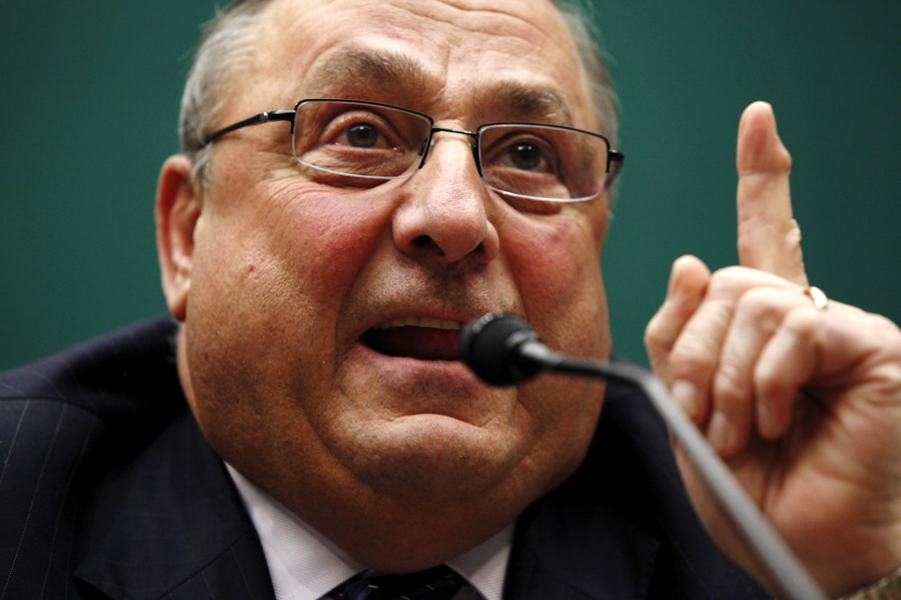Maine Governor Paul LePage testifies before a U.S. House Energy and Commerce Subcommittee on Capitol Hill in Washington, May 13, 2015. (Photo by Jonathan Ernst/Reuters)
