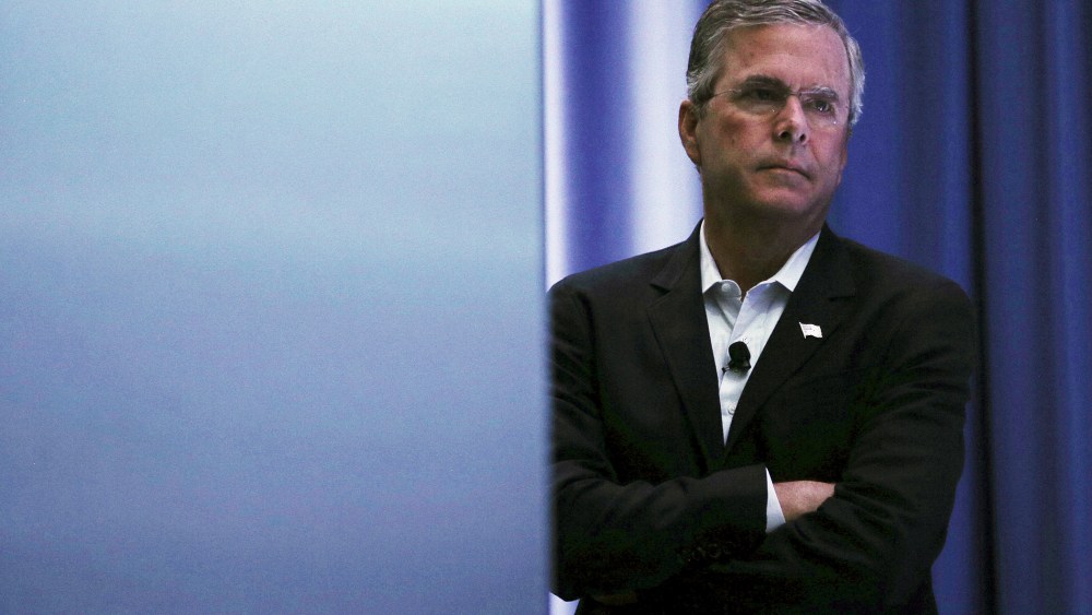 U.S. Republican presidential candidate Jeb Bush in Londonderry, New Hampshire August 19, 2015. (Photo by Brian Snyder/Reuters)