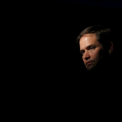 U.S. Republican presidential candidate and Senator Marco Rubio listens to a question from the audience during a campaign town hall meeting in Londonderry, N.H., Aug. 26, 2015. (Photo by Brian Snyder/Reuters)