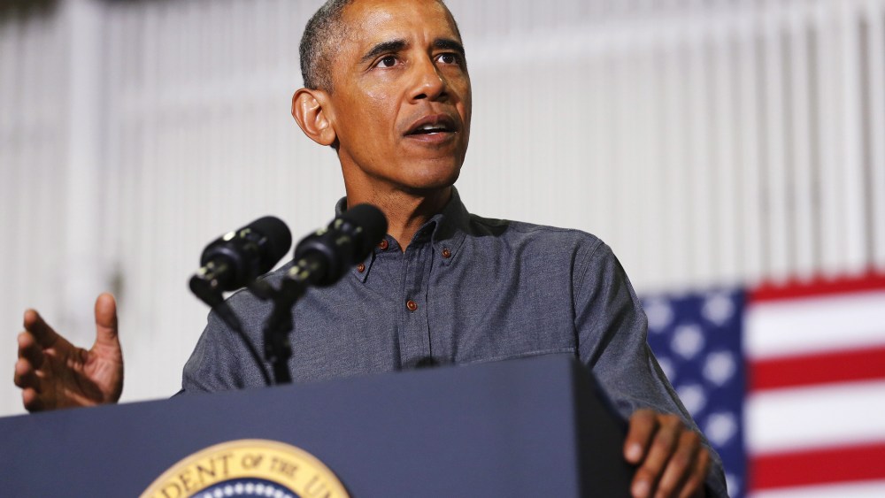 U.S. President Barack Obama delivers remarks on climate change in Kotzebue, Alaska September 2, 2015. (Photo by Jonathan Ernst/Reuters)