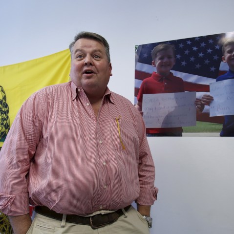 Barry Bennett speaks during an interview for Reuters at the Republican presidential candidate Ben Carson's headquarters in Alexandria, Va., Oct. 20, 2015. (Photo by Yuri Gripas/Reuters)