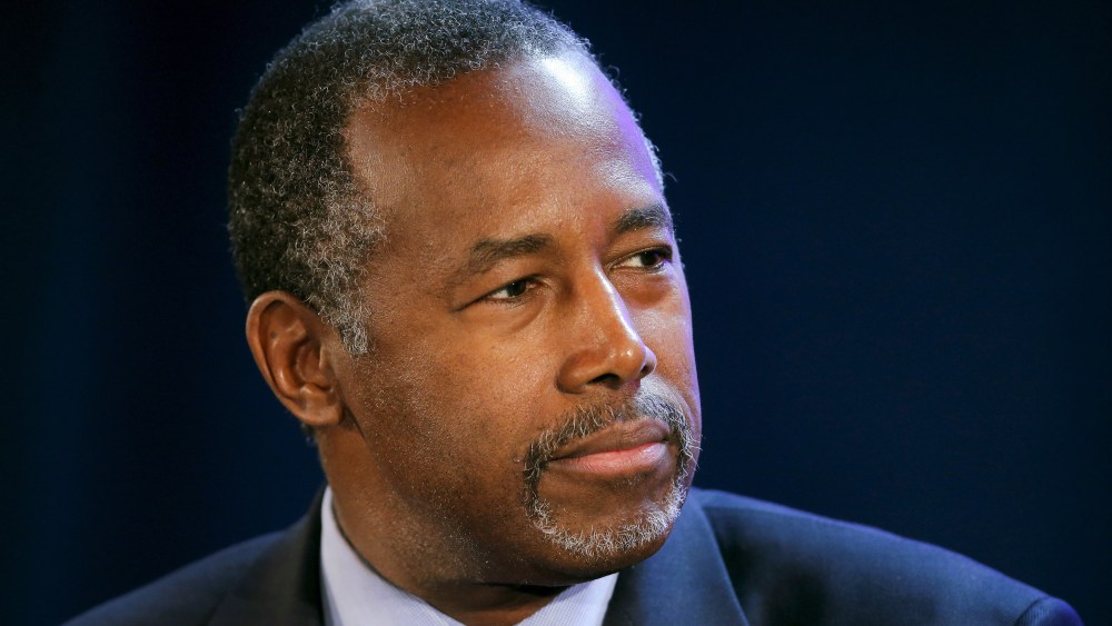 U.S. Republican presidential candidate Ben Carson speaks during the 20/20 Club Presidential Justice Forum at Allen University in Columbia, S.C. on Nov. 21, 2015. (Photo by Chris Keane/Reuters)