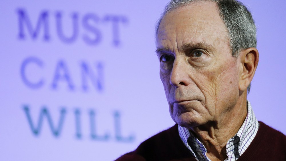 Former New York City Mayor Michael Bloomberg attends a meeting during COP21 at Le Bourget, near Paris, France, Dec. 5, 2015. (Photo by Stephane Mahe/Reuters)