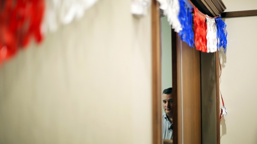 Republican presidential candidate and U.S. Senator Ted Cruz waits to be introduced during the conservative leadership project event in Columbia, S.C., on Jan. 15, 2016. (Photo by Chris Keane/Reuters)
