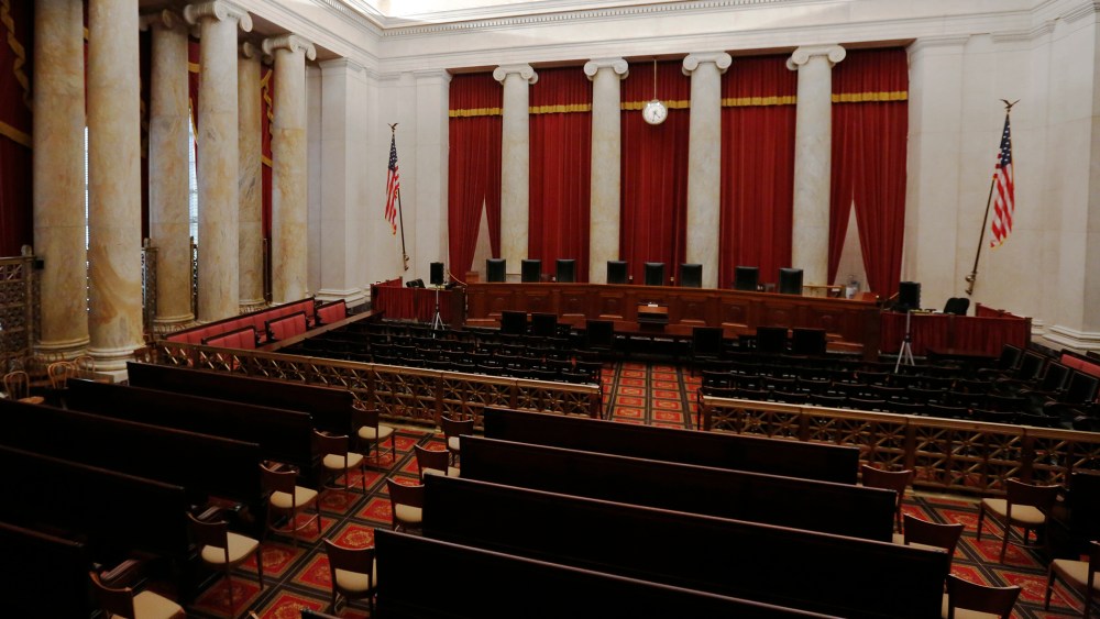 The courtroom of the U.S. Supreme Court is seen in Washington, April 4, 2016. (Photo by Jonathan Ernst/Reuters)