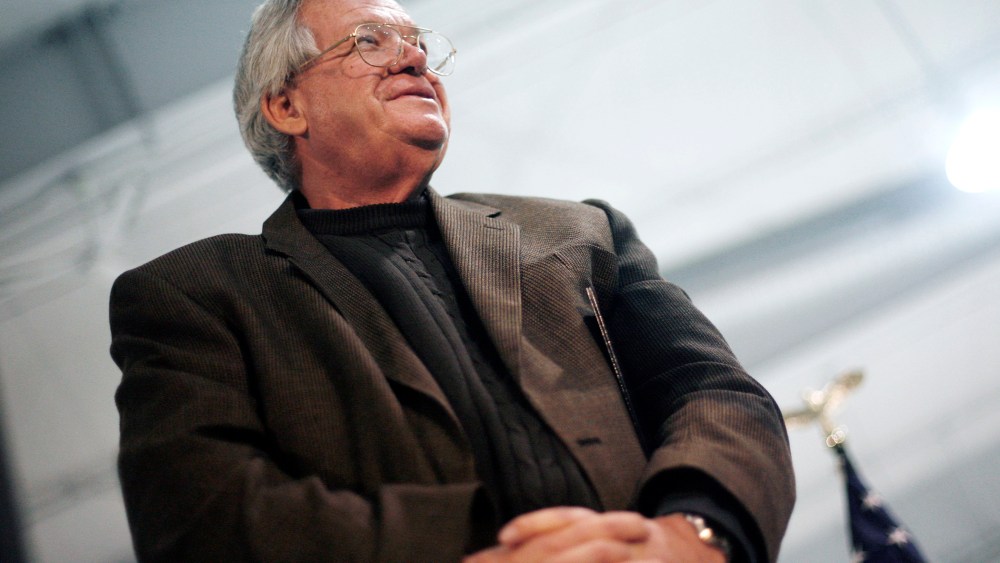 Former Representative J. Dennis Hastert (R-IL) listens at an event in Cedar Rapids, Iowa January 2, 2008. (Photo by Keith Bedford/Reuters)