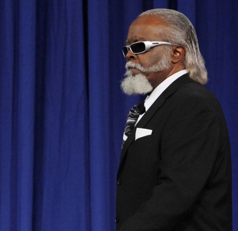 New York Gubernatorial Candidate for the Rent is Too Damn High Party Jimmy McMillian takes the stage before the start of a Gubernatorial Debate at Hofstra University in Hempstead, New York October 18, 2010. (Photo by Jessica Rinaldi/Reuters)