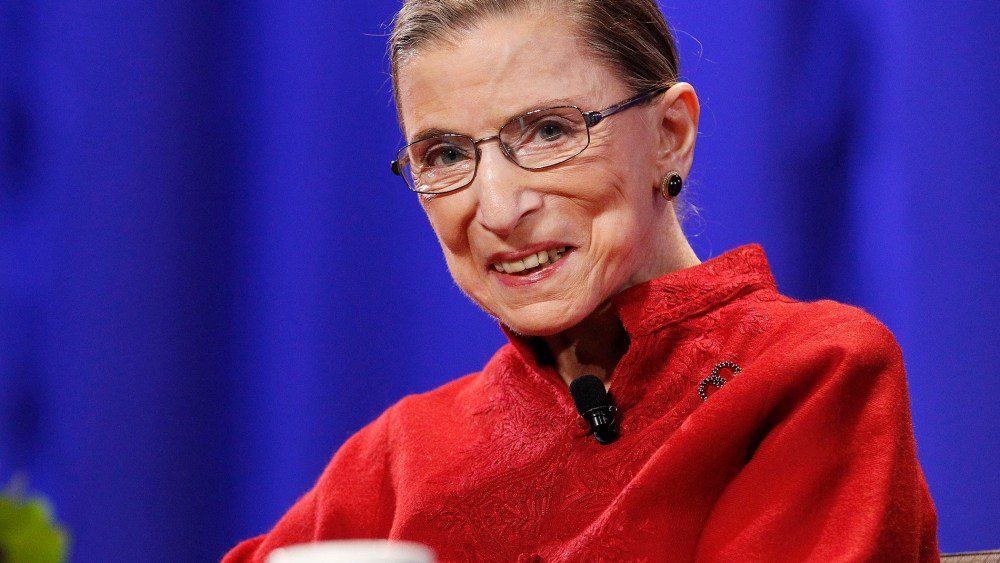 Justice Ruth Bader Ginsburg attends an event in Long Beach, Calif., on Oct. 26, 2010. (Photo by Mario Anzuoni/Reuters)