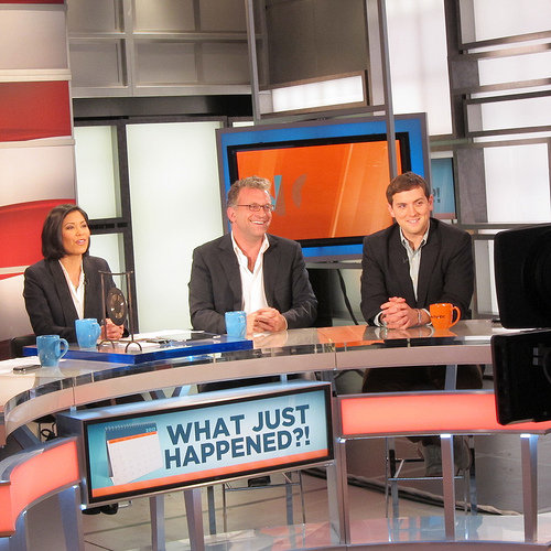 Alex Wagner, Dylan Ratigan and Luke Russert