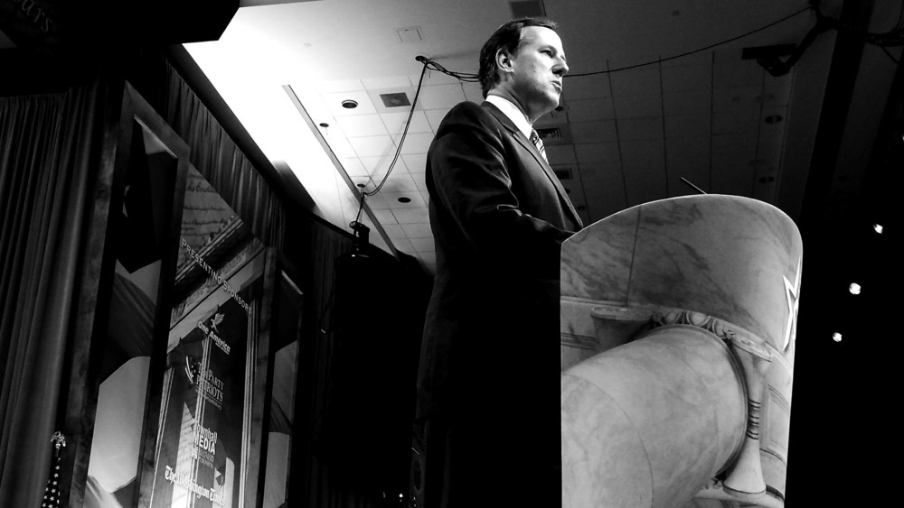 Rick Santorum speaks at CPAC, Mar. 7, 2014.