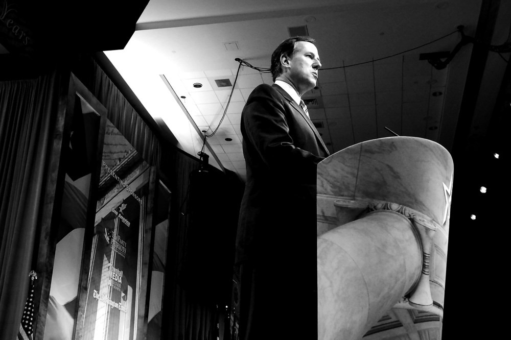 Rick Santorum speaks at CPAC, Mar. 7, 2014.