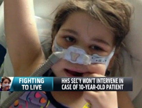 10-year-old Sarah Murnaghan, who suffers from end-stage cystic fibrosis, is waiting on the organ transplant network to decide whether she can receive life-saving surgery.