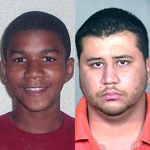 Trayvon Martin (File/The Martin Family); George Zimmerman (File/Orange County Jail via Miami Herald)