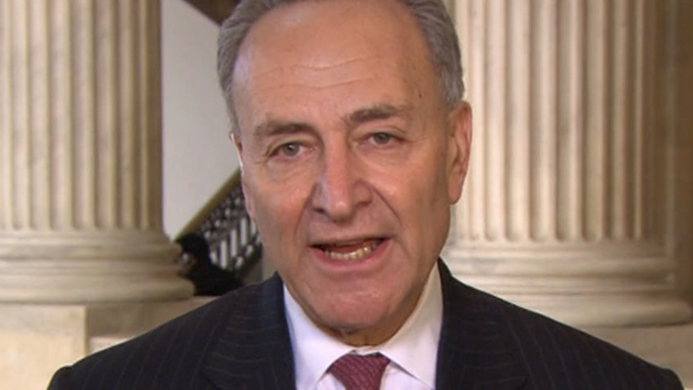 Sen. Chuck Schumer, D-N.Y., during an appearance on Andrea Mitchell Reports.