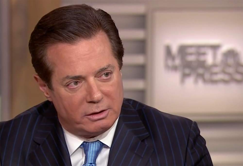 Screen grab of Paul Manafort. (Screen grab courtesy of NBC)