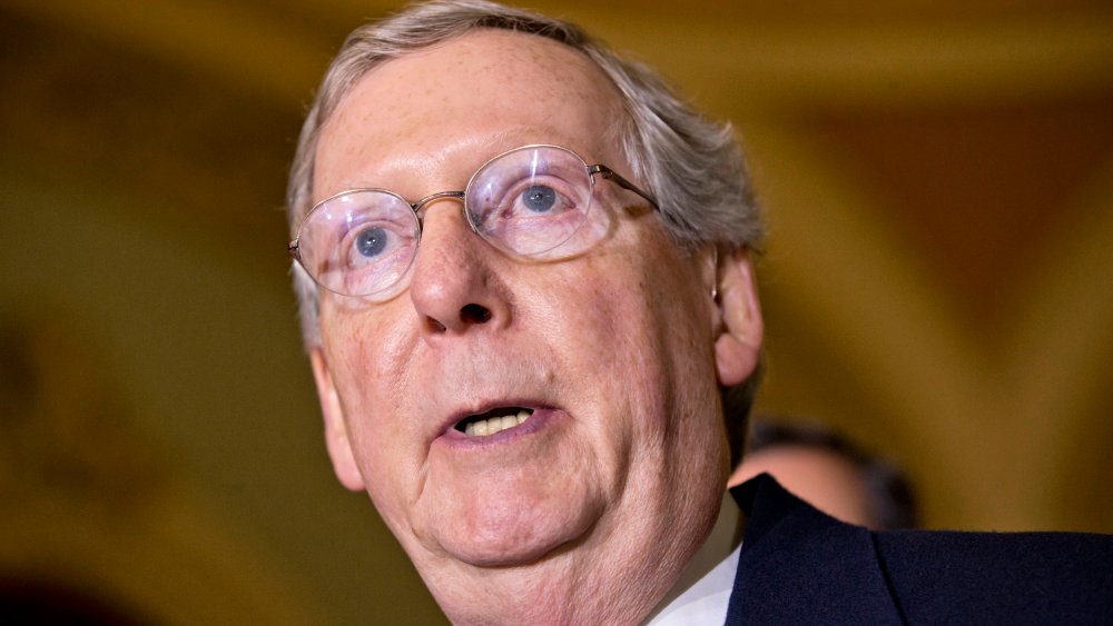Senate Minority Leader Mitch McConnell of Ky. on Capitol Hill in Washington, D.C., Tuesday, Oct. 29, 2013.