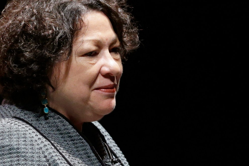 U.S. Supreme Court Justice Sonia Sotomayor speaks at the University of Delaware last September.