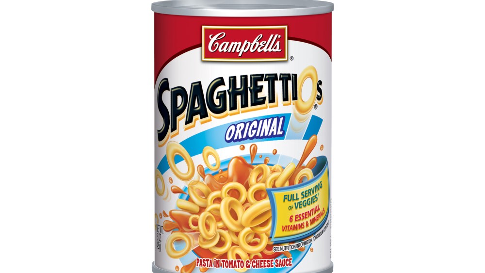 This product image released by the Campbell Soup Company shows their SpaghettiOs.