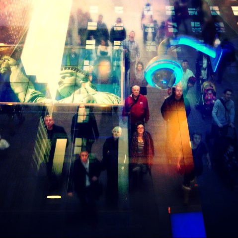 People walk at Grand Central Terminal, New York, NY. (Photo Illustration by Justin Maxon for MSNBC)