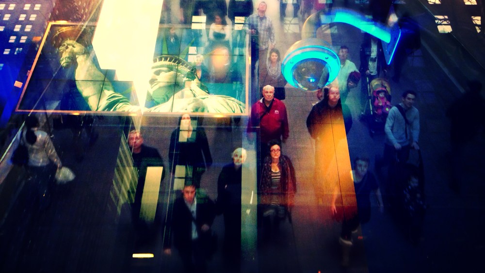 People walk at Grand Central Terminal, New York, NY. (Photo Illustration by Justin Maxon for MSNBC)
