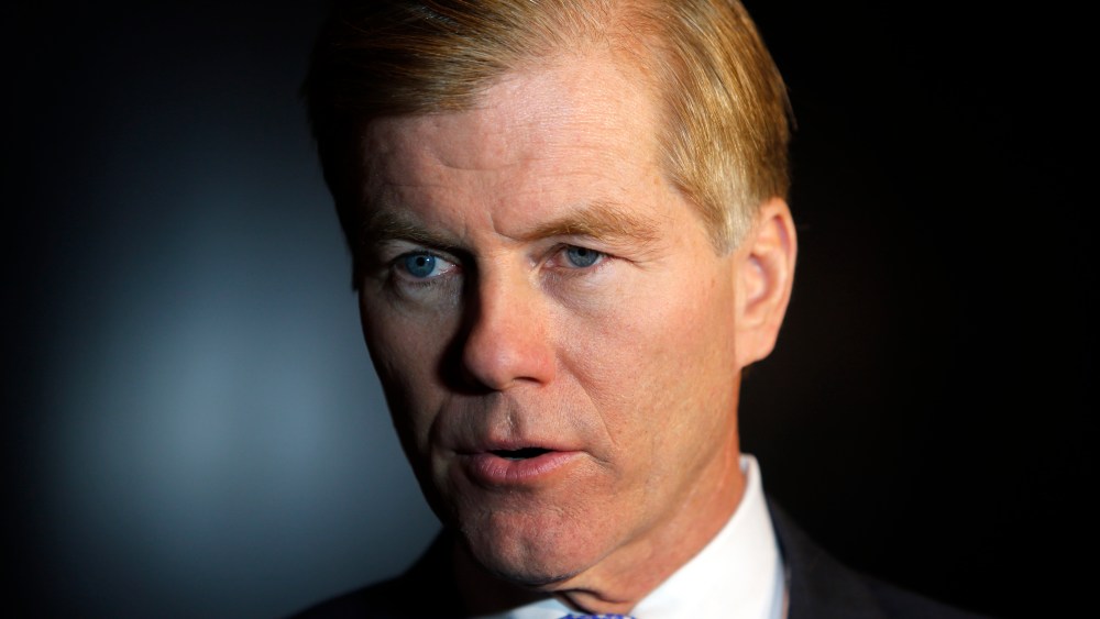 Virginia Gov. Bob McDonnell talks with the media after a meeting of the Governor's Advisory Council on Revenue Estimates at the Patrick Henry Building in Richmond, Va. (Photo by Bob Brown/AP Photo/Richmond Times-Dispatch)