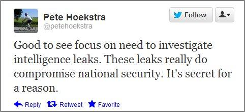 Hoekstra leads with his chin