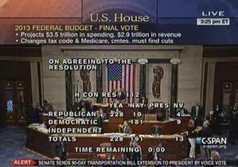 House approves radical GOP budget plan