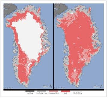 Greenland image highlights climate crisis