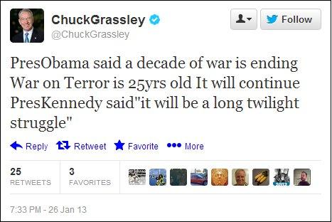 What Grassley doesn't know about the 'twilight struggle'