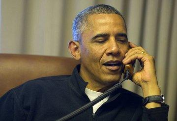 President Obama during his call to Edie Windsor on Wednesday.