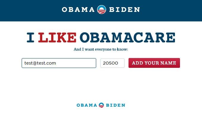 The Obama campaign's new website