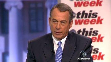 Boehner agrees: there is no debt crisis