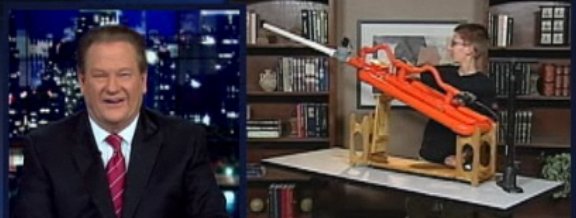 Moment of impact on Ed's head captured on video!