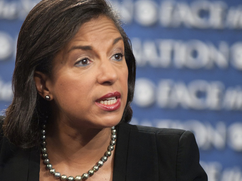 Susan Rice, U.S. ambassador to the U.N. speaks on "Face the Nation" Sept. 16, 2012. (Photo by Chris Usher/AP Photo/CBS News)
