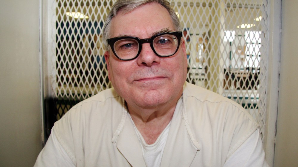 Texas death row inmate Lester Bower, 67, is photographed in an interview cage at the visiting area of the Texas Department of Criminal Justice Polunsky Unit near Livingston, Texas on Jan. 7, 2015. (Photo by Michael Graczyk/AP)