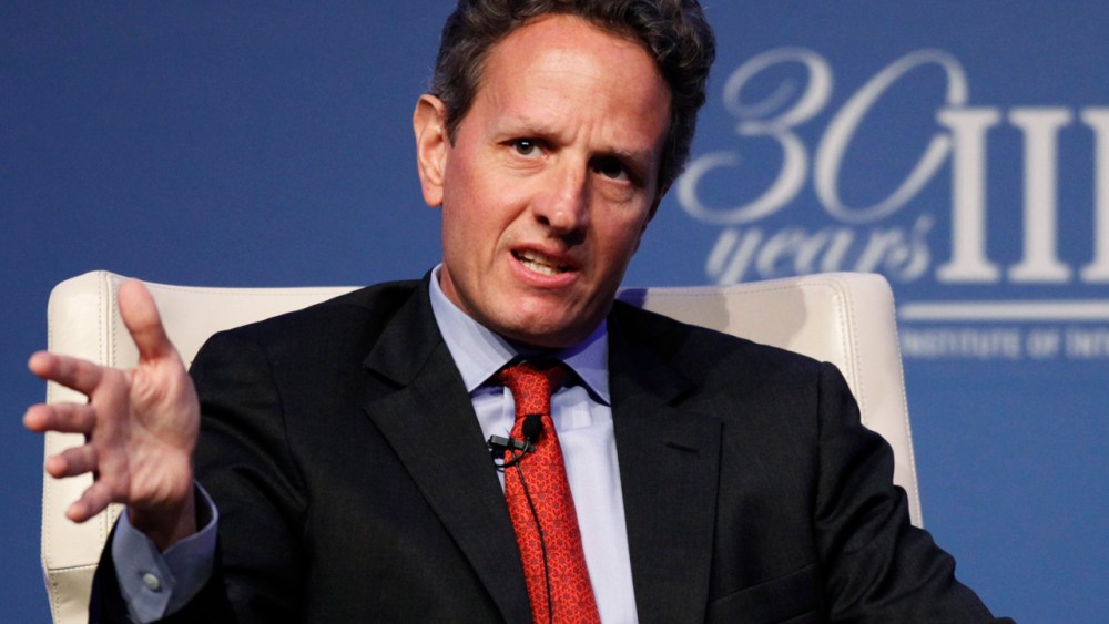 Treasury Secretary Timothy Geithner, made the case for a budget plan Sunday on Meet the Press. (Photo: Reuters/Yuriko Nakao).