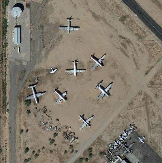 Can you spot the original Air Force One?