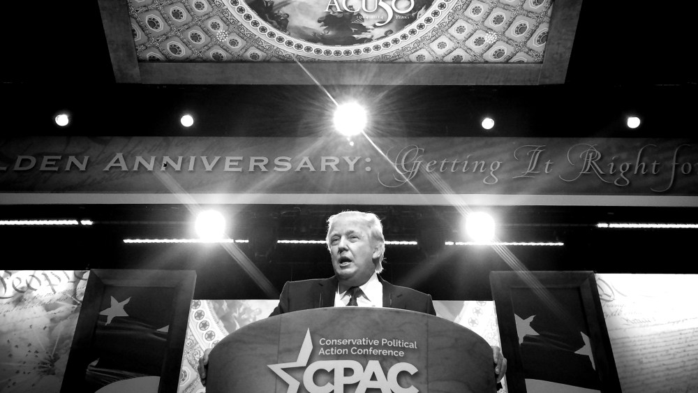 Donald Trump speaks at CPAC, March 6, 2014.