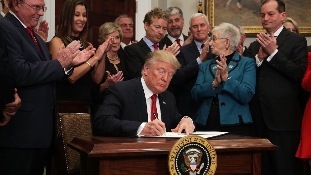 Image: President Trump Signs Executive Order To Promote Healthcare Choice